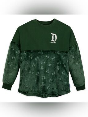 Disneyland resort velour hidden Mickey Mouse spirit jersey sweatshirt unisex